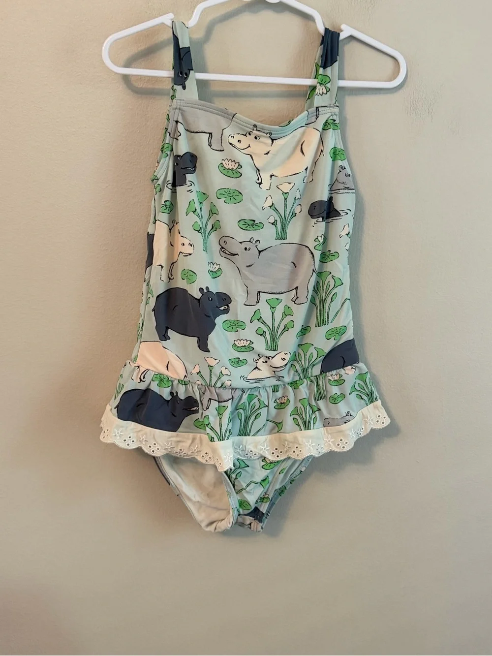 The Beaufort Bonnet Company Hippo Print One-Piece Swimsuit